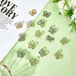 Alloy Rhinestone Shank Buttons&nbsp;BUTT-GF0004-05A
