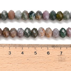 Natural Indian Agate Beads Strands&nbsp;G-C259-A02-5x8mm