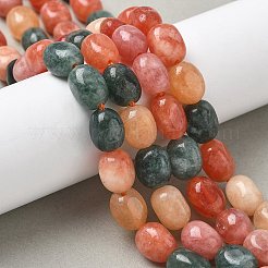 Dyed Natural Malaysia Jade Beads Strands&nbsp;G-P528-I08-01