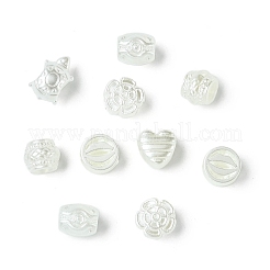 300Pcs 6 Styles Plastic Imitation Pearl Beads&nbsp;OACR-CJ0002-46