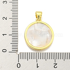 Brass Micro Pave Clear Cubic Zirconia Pendants&nbsp;KK-K354-04G-12