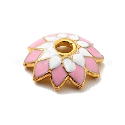 Multi-Petal Alloy Enamel Bead Caps&nbsp;FIND-G029-05G