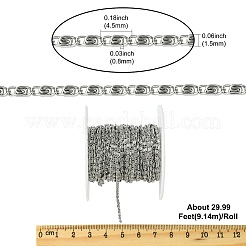 304 Stainless Steel Byzantine Chains&nbsp;CHS-CJC0001-07