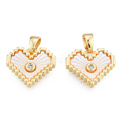 Natural Freshwater Shell Charms&nbsp;KK-N233-414