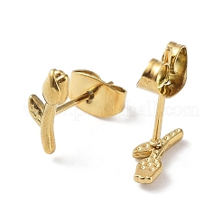 304 Stainless Steel Stud Earrings&nbsp;EJEW-Q788-03G