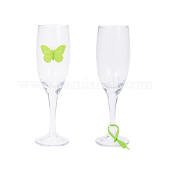 Silicone Wine Glass Tag Markers Sets&nbsp;DIY-PH0025-45