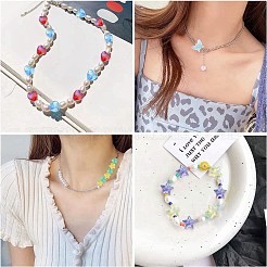 310Pcs 5 Styles Transparent Acrylic Beads&nbsp;MACR-CJ0001-65