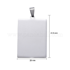 Tarnish Resistant 304 Stainless Steel Big Pendants&nbsp;STAS-I140-26S