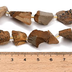 Raw Rough Natural Picture Jasper Beads Strands&nbsp;GG-CBA0B77-A08-01