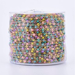 304 Stainless Steel Enamel Twisted Chains&nbsp;STAS-R100-40A