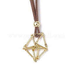 Crystal Holder Cage Necklaces&nbsp;NJEW-JN04586-03