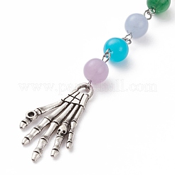Tibetan Style Alloy Bookmarks for Halloween's Day&nbsp;AJEW-JK00165-01