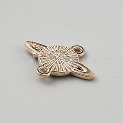 Alloy Dark Blue Enamel Connector Charms&nbsp;FIND-WH20024-40G