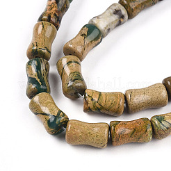 Natural Verdite Stone Beads Strands&nbsp;G-T140-90