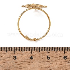 304 Stainless Steel Cuff Open Rings for Women&nbsp;SA-CBAA981-03G
