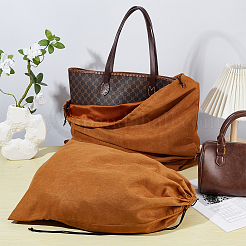 2Pcs 2 Colors Dustproof Faux Suede Packing Drawstring Bags&nbsp;TP-CL0001-01A