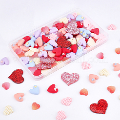 120Pcs 10 Style Resin Cabochons&nbsp;CRES-NB0001-29