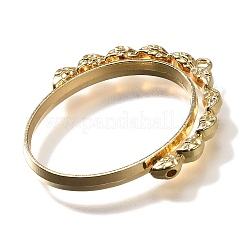Rotatable Alloy Swivel Open Back Bezel Pendants&nbsp;PALLOY-I223-18LG