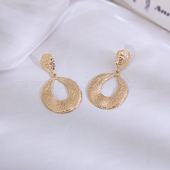 Alloy Dangle Stud Earrings&nbsp;FS-WG85499-01