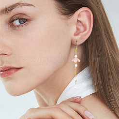 2 Strands Shell Pearl Bead Strands&nbsp;BSHE-HY0001-02