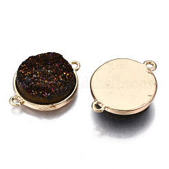 Natural Druzy Agate Links Connectors&nbsp;G-T131-86D