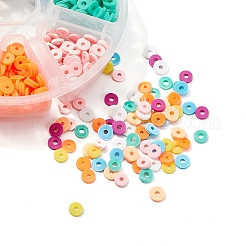 1120Pcs 8 Colors Handmade Polymer Clay Beads&nbsp;CLAY-YW0001-14A