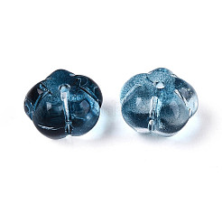 Transparent Glass Flower Beads&nbsp;GLAA-T030-04G