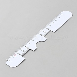 Plastic PVC Pupil Distance Ruler&nbsp;AJEW-WH0348-462