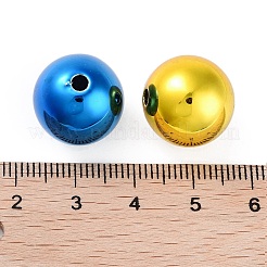 UV Plating Rainbow Iridescent Acrylic Beads&nbsp;OACR-F009-02