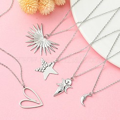 Non-Tarnish 304 Stainless Steel Pendant Necklace for Women&nbsp;NJEW-JN04387