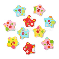 4-Hole Wood Buttons&nbsp;WOOD-CJC0816-002B