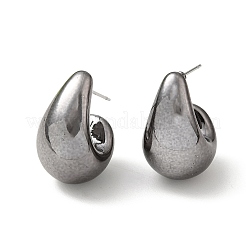Teardrop Acrylic Stud Earrings&nbsp;EJEW-P251-02