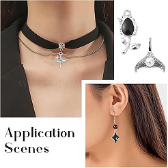 12Pcs 12 Styles Alloy Enamel & Glass Pendants&nbsp;FIND-YW0006-13
