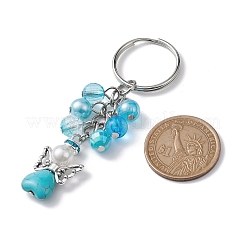Synthetic Turquoise Keychains&nbsp;KEYC-JKC00740