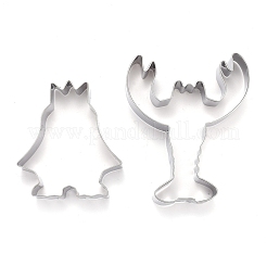 Non-Tarnish Stainless Steel Sea World Mixed Pattern Cookie Candy Food Cutters Molds&nbsp;DIY-H142-08P
