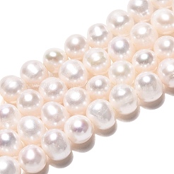Natural Cultured Freshwater Pearl Beads Strands&nbsp;PEAR-N013-06R-01