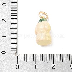 Brass Enamel Pendants&nbsp;LS-KK-CBAE20A-01H-G