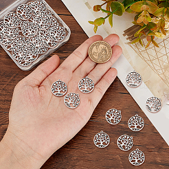 60Pcs Tibetan Style Alloy Pendants&nbsp;TIBEP-SC0002-10