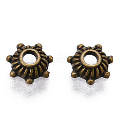 Tibetan Style Zinc Alloy Bead Caps&nbsp;MLF0514Y-01