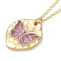 Alloy Enamel & Gemstone & Glass Pendant Necklaces&nbsp;AL-XCPD012-01