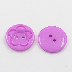 Acrylic Sewing Buttons for Clothes Design&nbsp;X-BUTT-E083-A-M