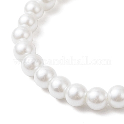 Handmade Glass Enamel & Glass Pearl Beads Bracelets&nbsp;BJEW-JB12172
