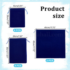 12Pcs 3 Styles Velvet Jewelry Drawstring Gift Bags&nbsp;TP-GA0001-01