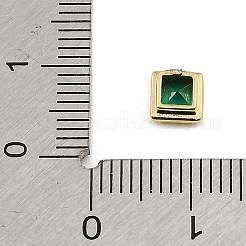Brass Pave Cubic Zirconia Cabochons&nbsp;CU-CBA30E8-05G-04