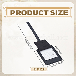PU Leather Luggage Tag&nbsp;AJEW-WH0596-217F