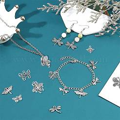 120Pcs 12 Styles Tibetan Style Alloy Charms&nbsp;TIBEP-CJ0001-99