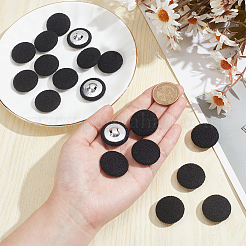 20Pcs Cloth with Aluminum Base Buttons&nbsp;BUTT-NB0001-77D