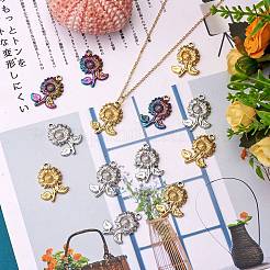 15Pcs 3 Colors 304 Stainless Steel Pendants&nbsp;STAS-SZ0002-81
