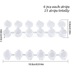 3ml 6 box Plastic Empty Paint Palette&nbsp;TOOL-PH0016-56