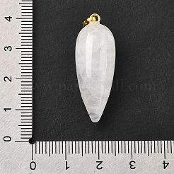 Natural & Synthetic Gemstone Pointed Pendants&nbsp;G-F705-01G